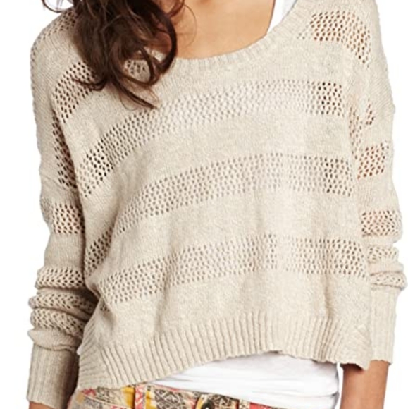 Roxy Rochester Knit Cropped Sweater - Picture 10 of 13